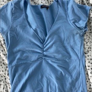 Blue Brandy Melville Scoop top